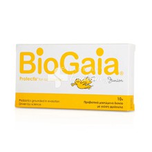 BioGaia Protectis Junior - Προβιοτικά Μασώμενα (γεύση Φράουλας), 10 μασ. δισκία