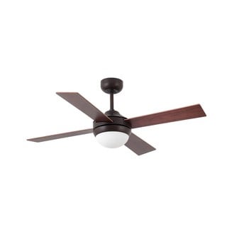 Ceiling Fan with Light Φ106 16W Brown Mini Icaria 