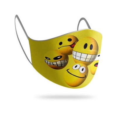 Sagg Παιδική Μάσκα Προστασίας Emoji 2, 1 Τεμάχιο