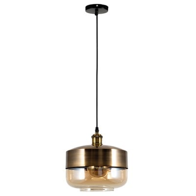 Pendant Light 1 Light Honey Color Glass Cjf-1419-C