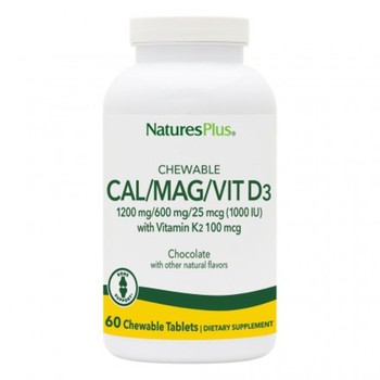 NATURE`S PLUS CHEWABLE CAL MAG VIT D3 WITH VITAMIN
