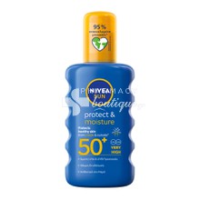 Nivea Sun Protect & Moisture SPF50+ - Αντηλιακό Ενυδατικό Σπρέι για Πρόσωπο & Σώμα, 200ml