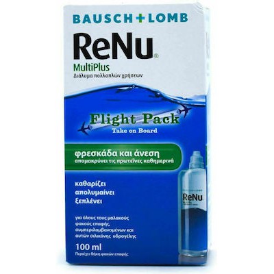BAUSCH & LOMB ReNu Multiplus Υγρό Για Φακούς Επαφής 100ml Travel Size