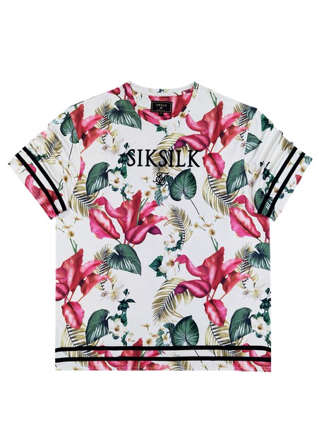 SikSilk Retro Tropics Essential - Ecru & Floral