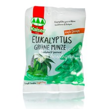 Kaiser Ευκάλυπτος & Δυόσμος (Eukalyptus Grune Minze Citrus) - Kαραμέλες για το βήχα, 60gr 