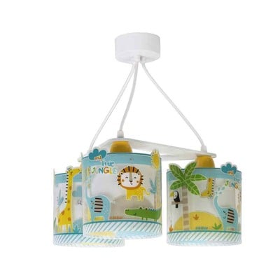 Kids Pendant Triple Ceiling Lamp My Little Jungle 