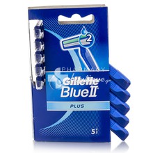 Gillette Blue II Plus - ξυραφάκια μίας χρήσης, 5τμχ.