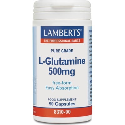 Lamberts L-Glutamine 500mg 90caps