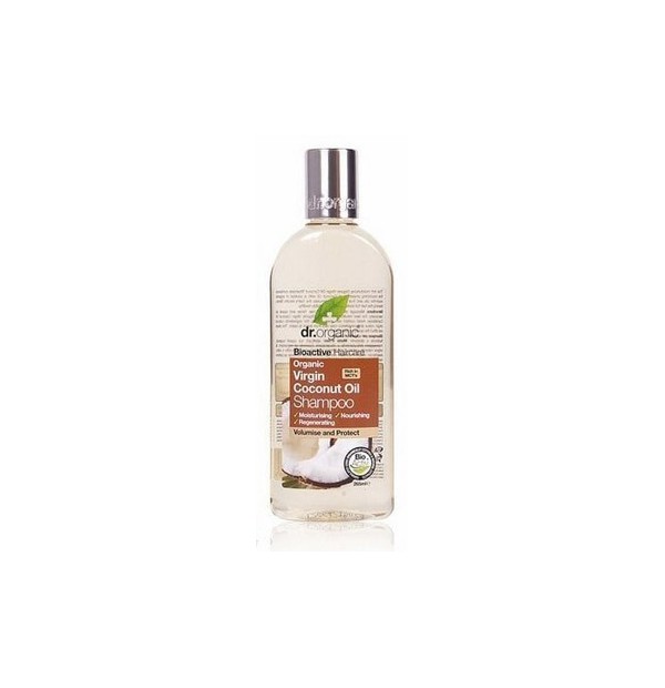 Dr.Organic Virgin Coconut Oil Shampoo Σαμπουάν μαλλιών με Βιολογικό Έλαιο Καρύδας, 265ml