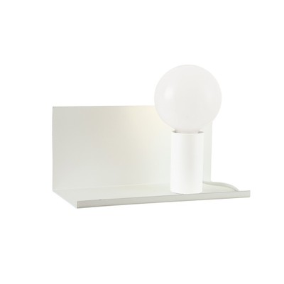 Wall Lamp With Metal Base White Ε27 40W Simi