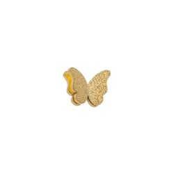 InoPlus Borghetti Σκουλαρίκια Farfalla Glitter Oro 1 ζευγάρι 