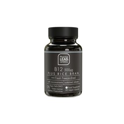 Pharmalead Black Range B12 500mg Plus Rice Bran Συμπλήρωμα Διατροφής Για Την Ομαλή Ψυχολογική Λειτουργία & Τη Μείωση Της Κόπωσης 60 φυτικές κάψουλες