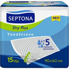 Septona Dry Plus Υποσέντονα 90X60cm 15τμχ.