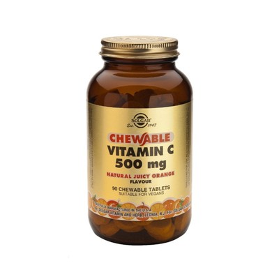 Solgar - Chewable Vitamin C 500mg (Orange flavor) - 90chew.tabs