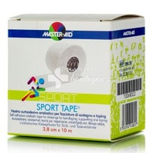 Master Aid Sport Tape (3,8 cm x 10 m) - Αυτοκόλλητη ανελαστική ταινία, για επιδέσεις, 1τμχ. (380.10)
