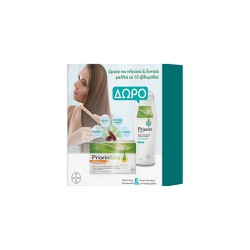 Priorin Extra Promo Pack Με Priorin Extra Supplement Συμπλήρωμα Διατροφής Κατά Tης Τριχόπτωσης  60 κάψουλες & Δώρο Gentle Cleansing Shampoo For Greasy Hair Σαμπουάν Θρέψης 200ml