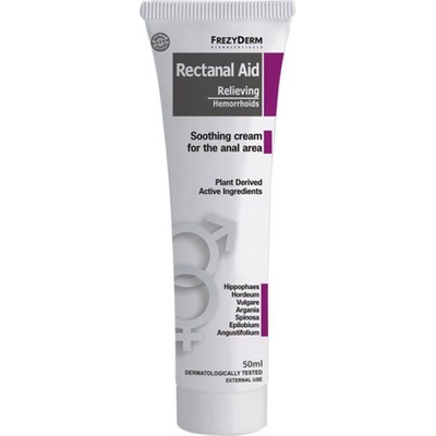 FREZYDERM Rectanal Aid Relieving Hemorrhoids Καταπραϋντική Κρέμα Για την Ανακούφιση Των Αιμορροΐδων 50ml