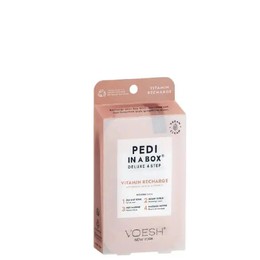 VOESH Pedi in a Box Vitamin Recharge Deluxe 4 Steps, Πακέτο Περιποίησης με Οργανικό Λάδι Ελιάς και Βιταμίνη C σε 4 βήματα