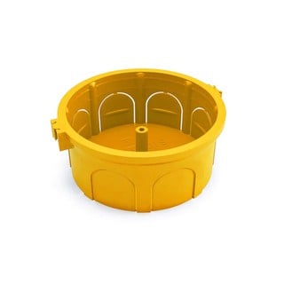 Junction Round Box D73 Yellow 3010103