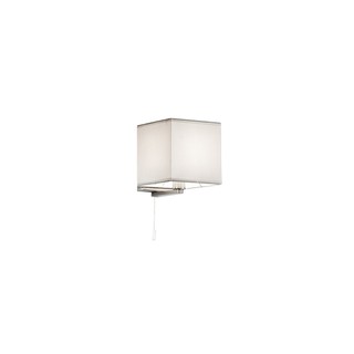 Wall Light  with Fabric Hat Square E14 White Cibyl