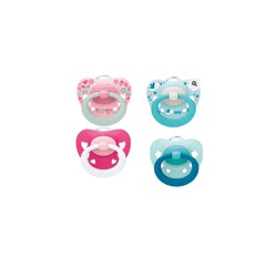 Nuk Signature Silicone Pacifier 18-36 Months Silicone Pacifier In Various Colors 1 piece 