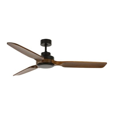 Ceiling Fan Shoalhaven Nl 143cm Black Dark Oak Wit