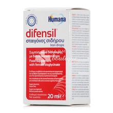 Humana Difensil Iron Drops - Σίδηρος σε Σταγόνες, 20ml