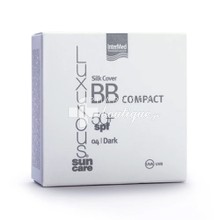 Intermed Luxurious Sun Care Silk Cover BB Compact SPF50+ 04 Dark - Υψηλή Αντηλιακή Προστασία, 12gr