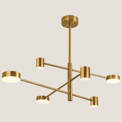 Pendant Light Led Gold 36W 3000K 2700Lm