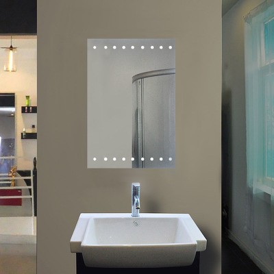 Bathroom Mirror 45Χ90 LED lighted at the upper - d