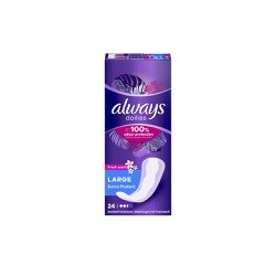 Always Dailies Extra Protect Large Fresh Scent 24 pieces