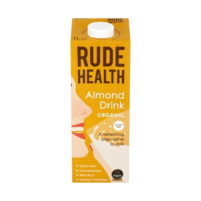 RUDE HEALTH - Almond Drink Organic Βιολογικό Γάλα Αμυγδάλου - 1L