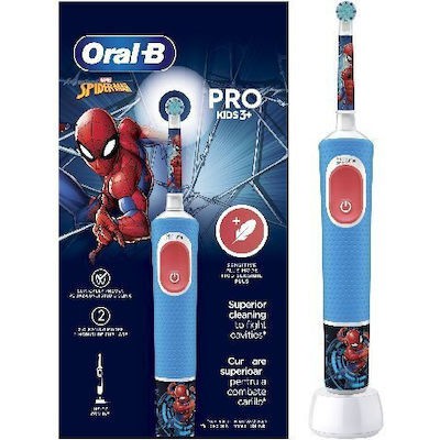 ORAL B Ηλεκτρική Οδοντόβουρτσα Vitality Pro Spiderman Για 3+ Χρονών