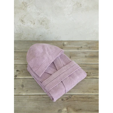 Μπουρνούζι με Κουκούλα zen - Medium - Pale Mauve N