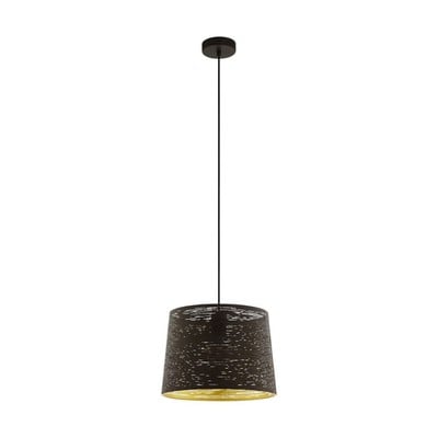 Pendant Light Segezia Mokka/Gold Colour 1Xe27