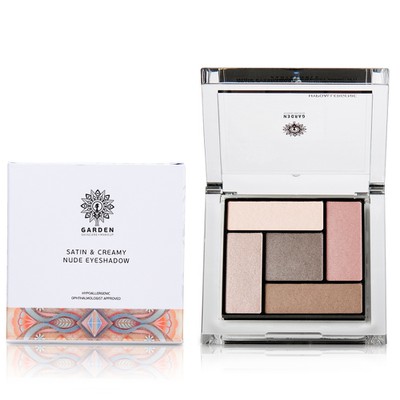 Garden Satin & Creamy Nude Eyeshadow Palette No1 6