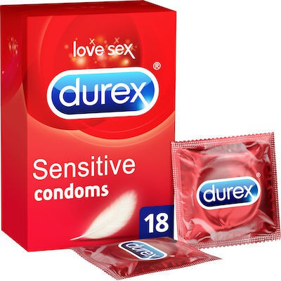DUREX Προφυλακτικά Sensitive x18