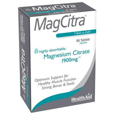 Health Aid MagCitra 1900mg 60 Ταμπλέτες