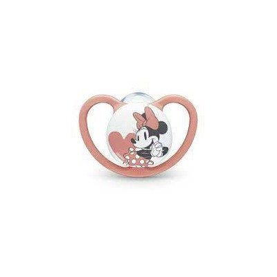 Nuk Space Orthodontic Silicone Pacifier Minnie Pin