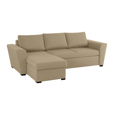Stanford corner sofa with storage 242x160cm Beige 