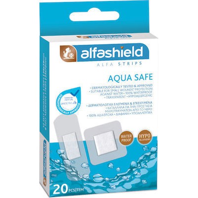 ALFASHIED Aqua Safe Αδιάβροχα Επιθέματα (38x38 & 25x72), 20 Τεμάχια