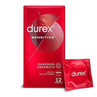 Durex Sensitive Προφυλακτικά Λεπτά για Καλύτερη Αί