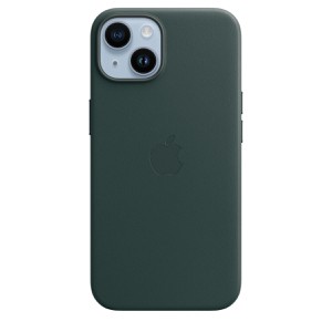 Apple Leather Case with MagSafe Forest Green iPhon