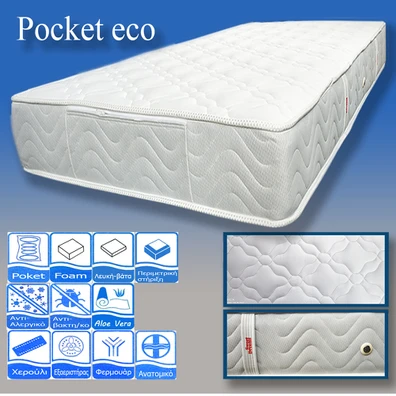 Στρώμα Ύπνου Διπλό Ανατομικό Sleepdream Pocket Eco