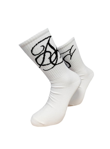 Sik silk socks 1 pair - white