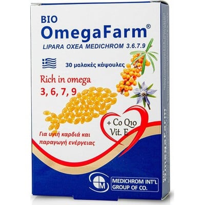 Medichrom Bio OmegaFarm Omega 3 6 7 9 & Co Q10 Vit