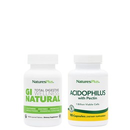 Nature's Plus Promo με GI Natural, 90tabs & Acidophilus, 90caps, 1σετ