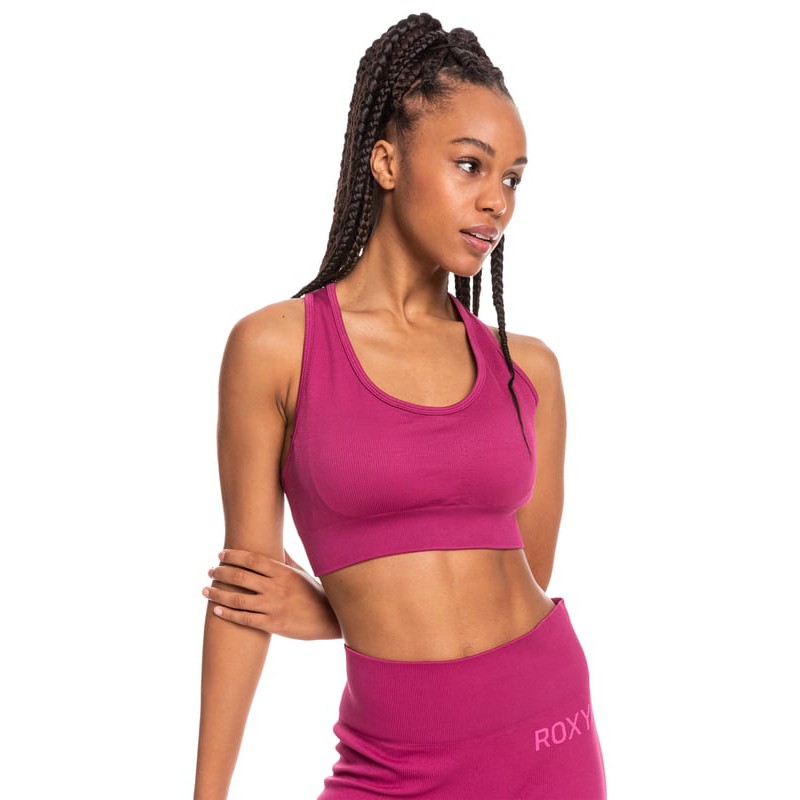 ROXY BOLD MOVES SPORTS BRA - ANTHRACITE - GONG Galaxy