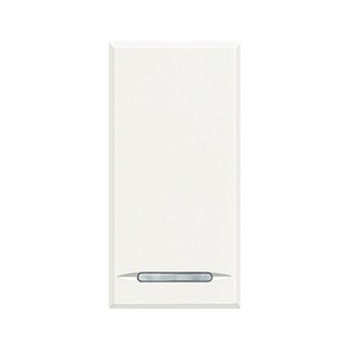 Axolute Push Button 1 Gang Recessed White HD4055A