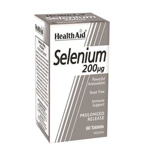 Health Aid Selenium Σελίνιο 200mg, 60Ταμπλέτες